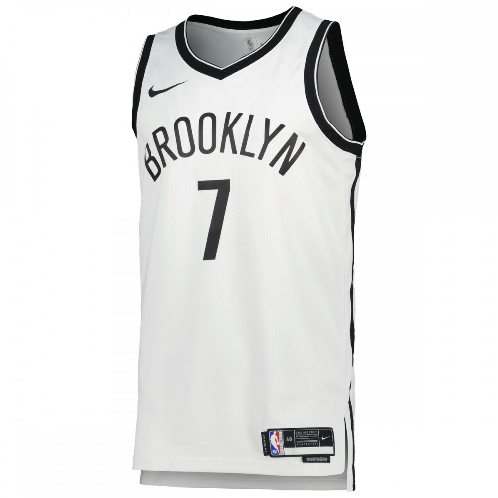 Kevin Durant Brooklyn Nets Unisex 2022/23 Swingman Jersey - Icon Edition - White-Pro Kit Vault | Brand New 26/27 Sports Jerseys